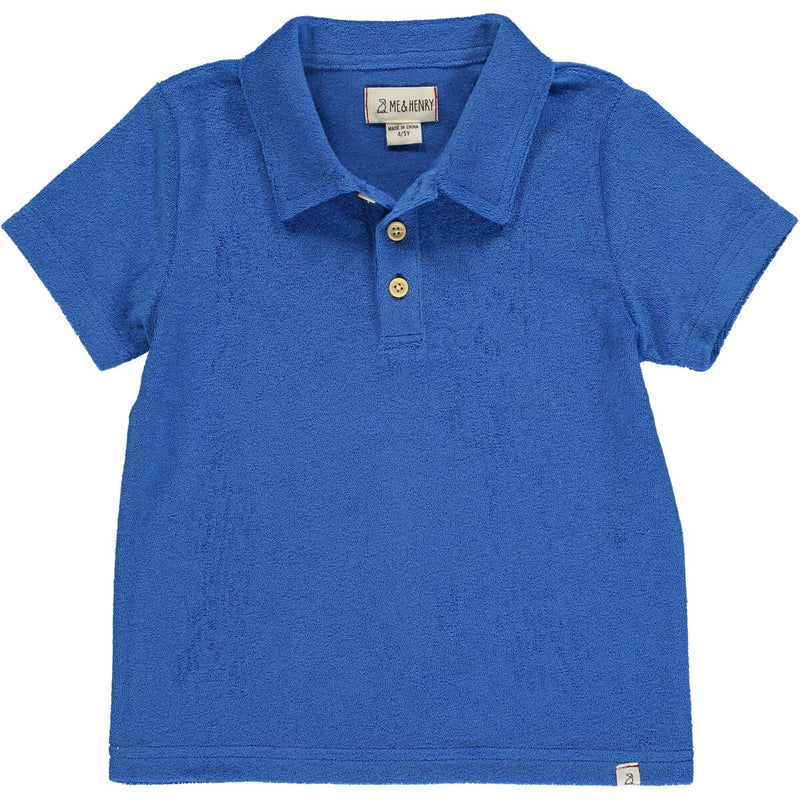 Blue Terry Polo