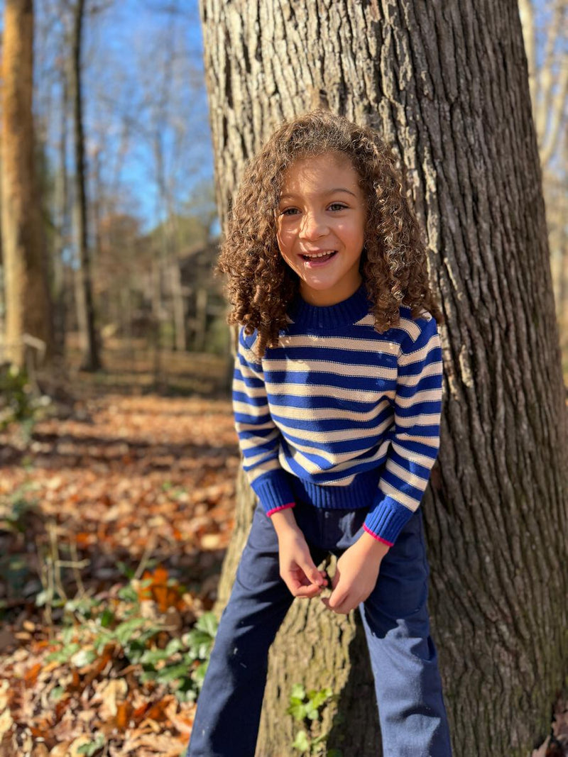 Blue Stripe Sweater