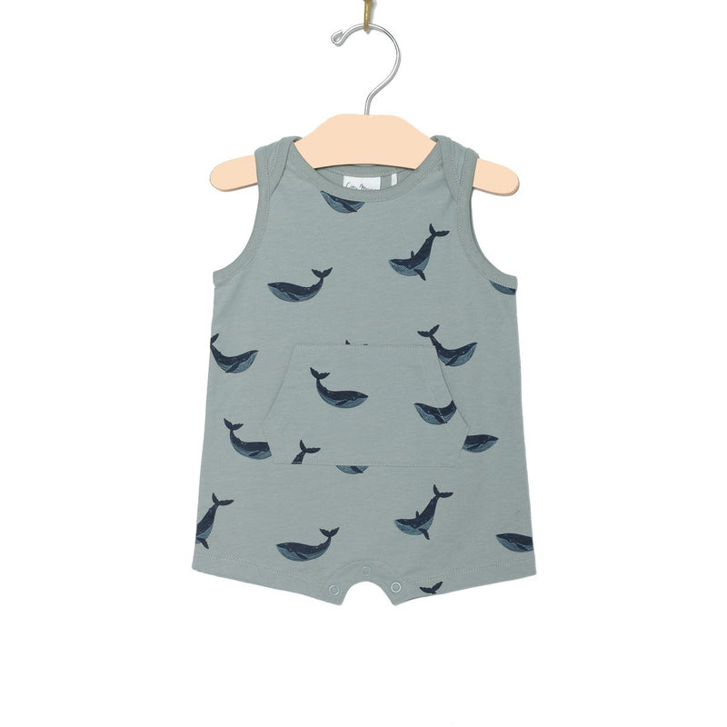 Whales Kangaroo Romper