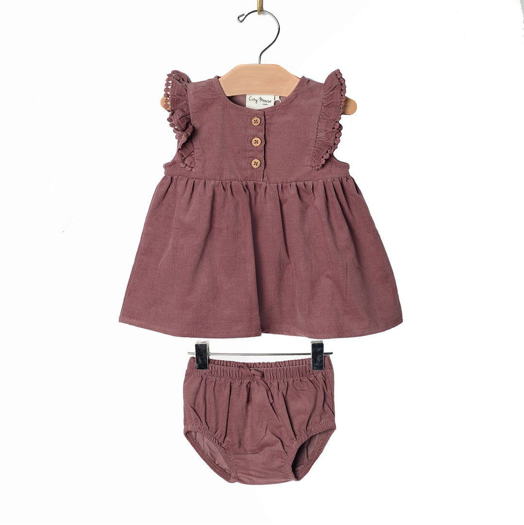 Corduroy Pinafore Dress