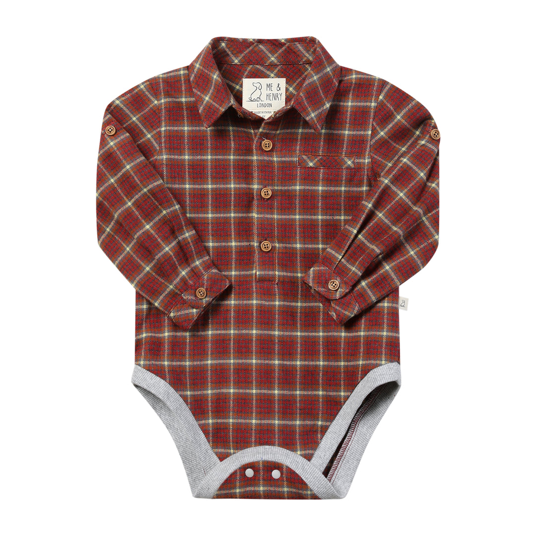 Red Plaid Onesie
