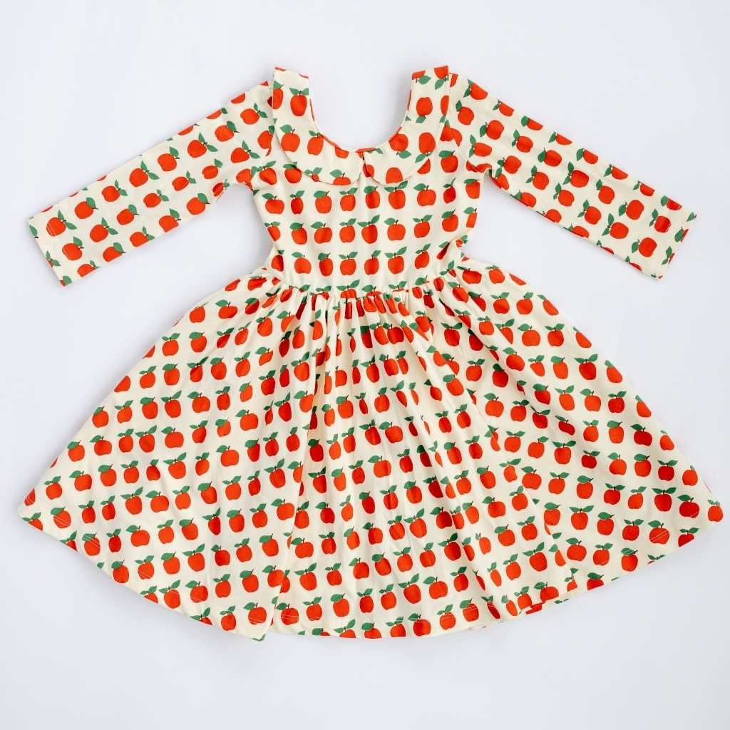 Apples 3/4 Sleeve Twirl