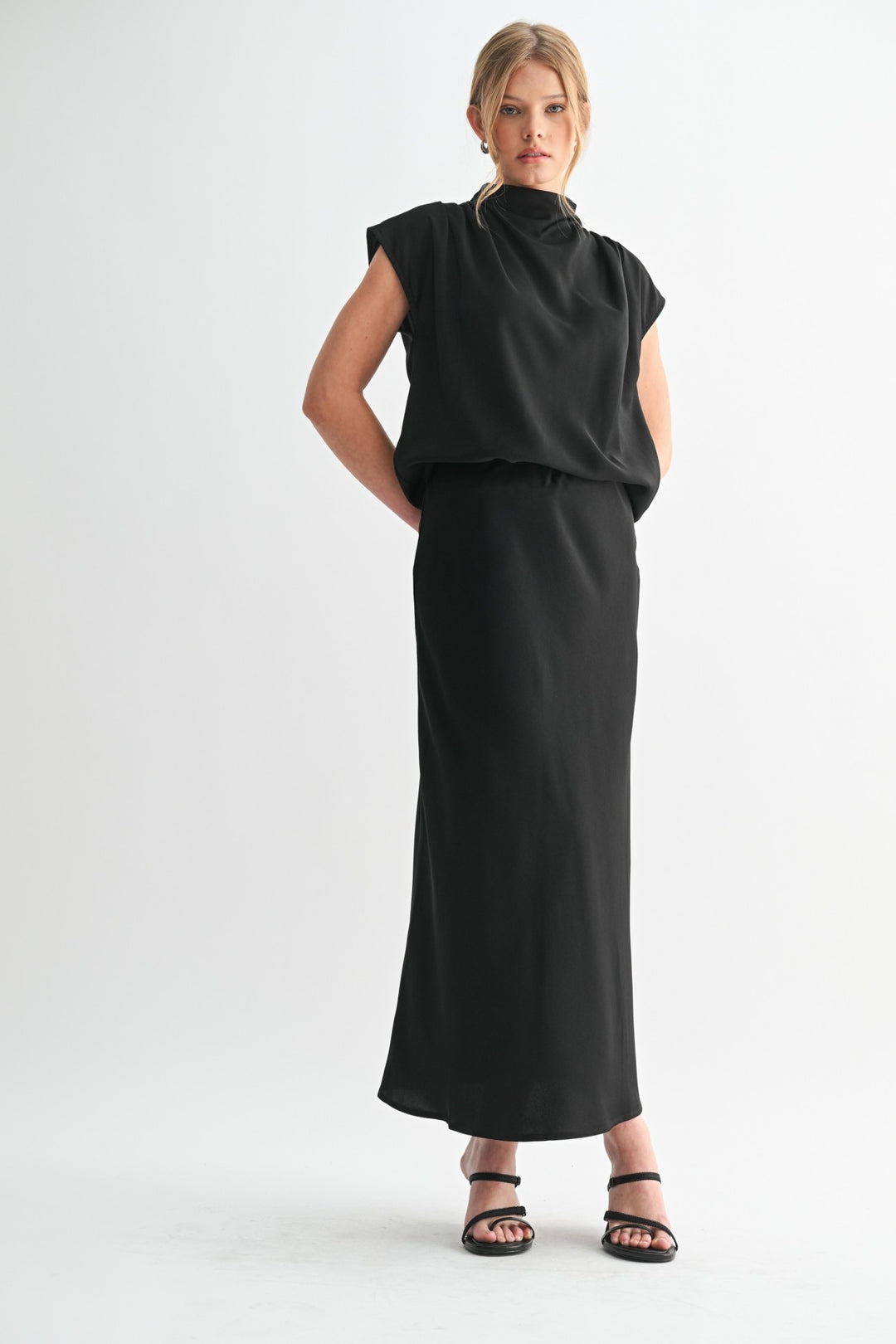 Dray Satin Skirt