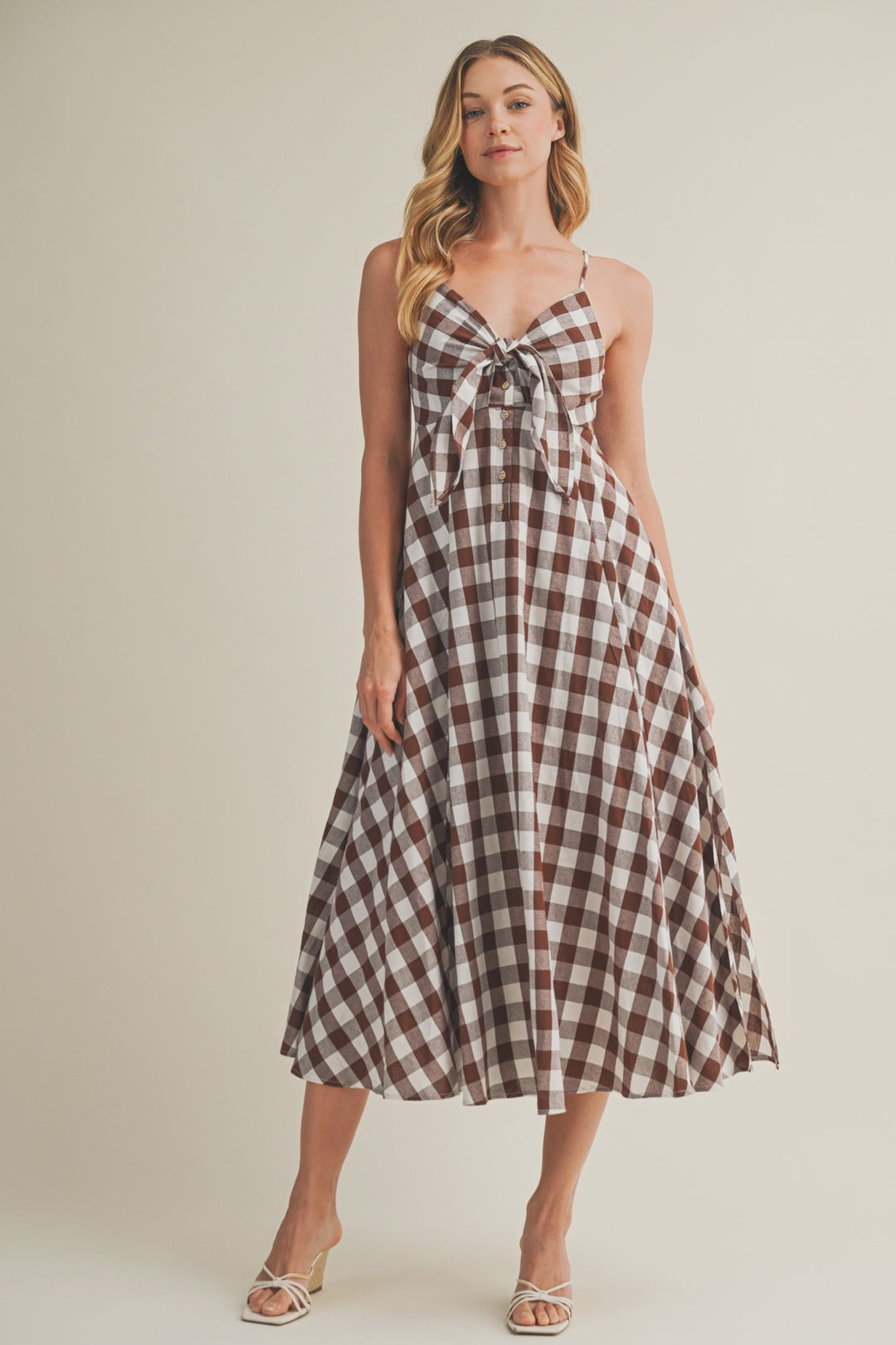 Lupe Gingham Dress