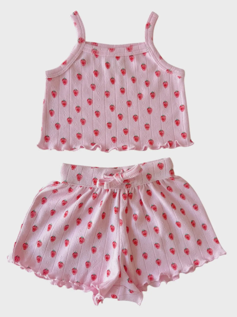 Pink Strawberry Summer Set