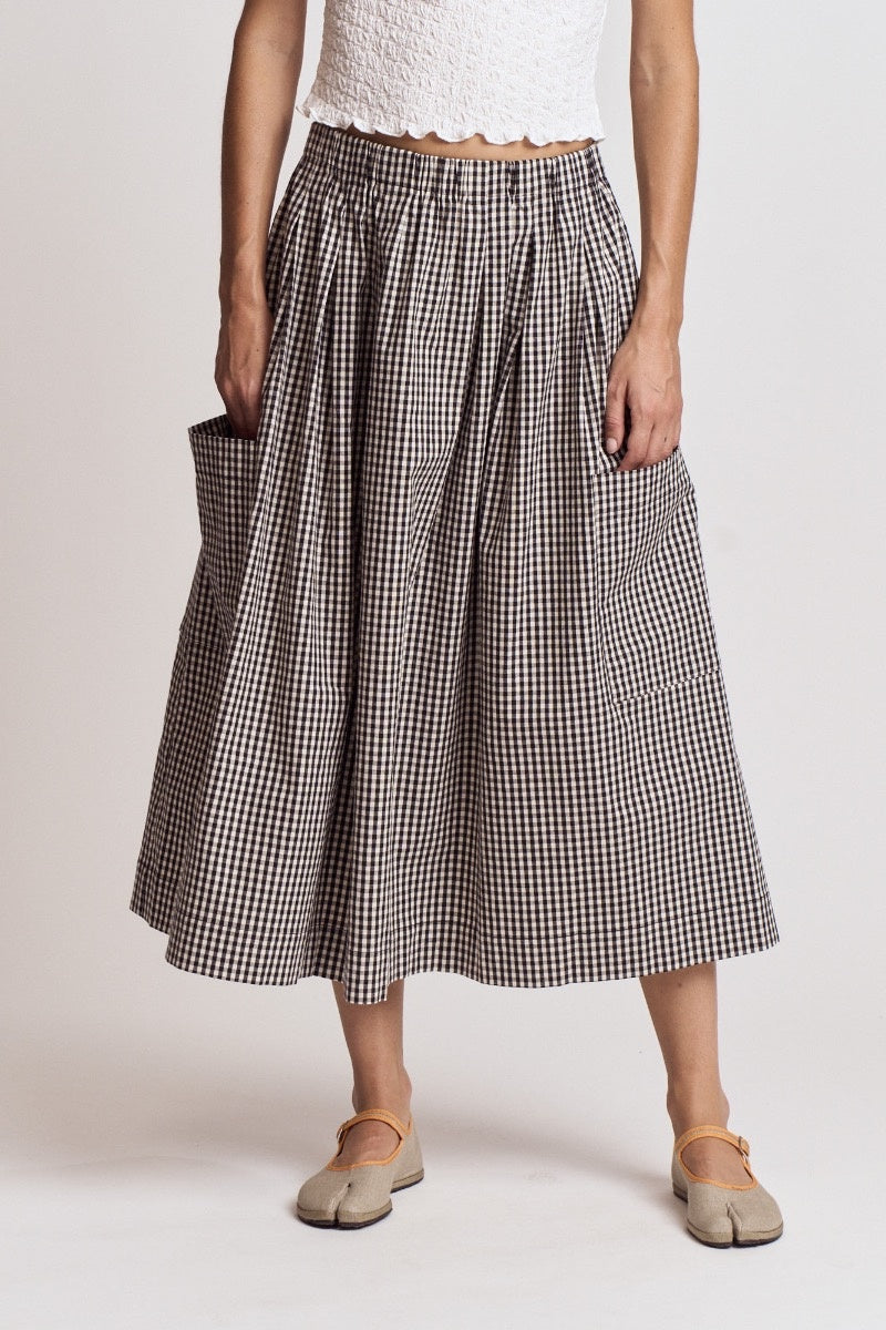 Winnie Gingham Skirt