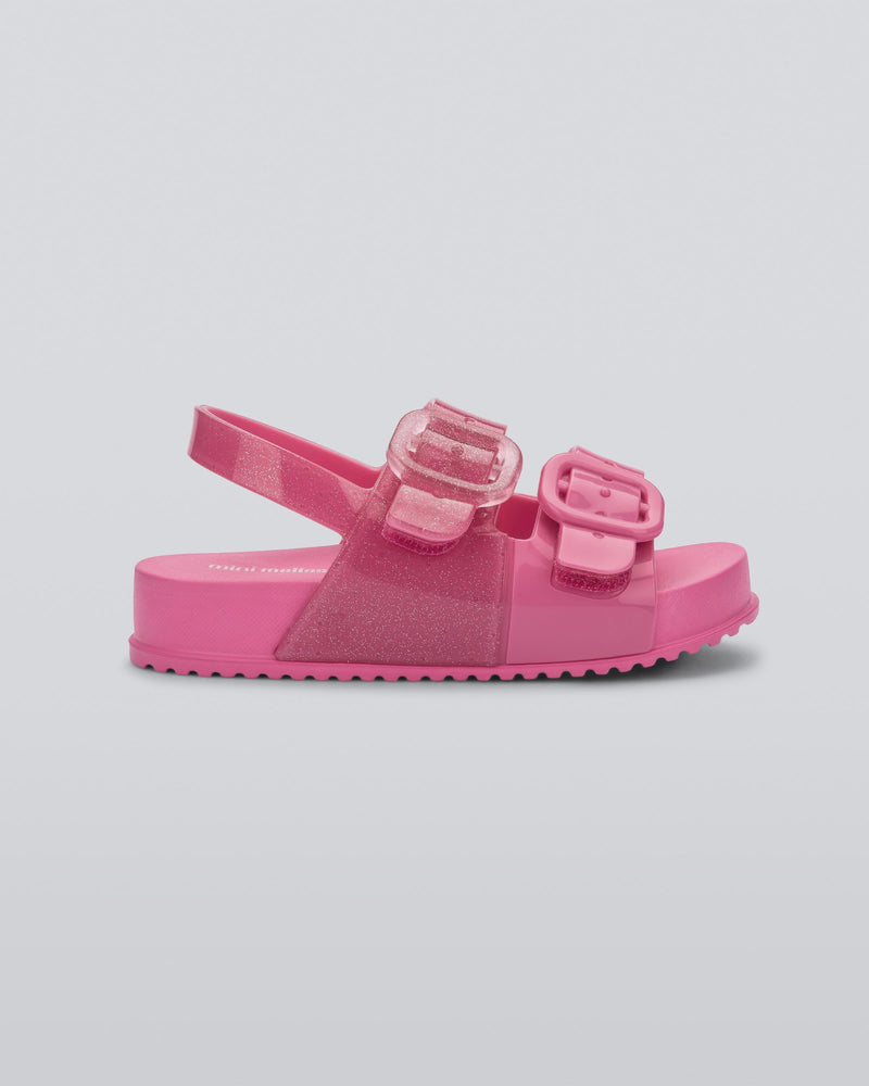 Cozy Sandal Pink Glitter