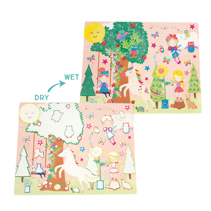 Rainbow Fairy Water Placemats