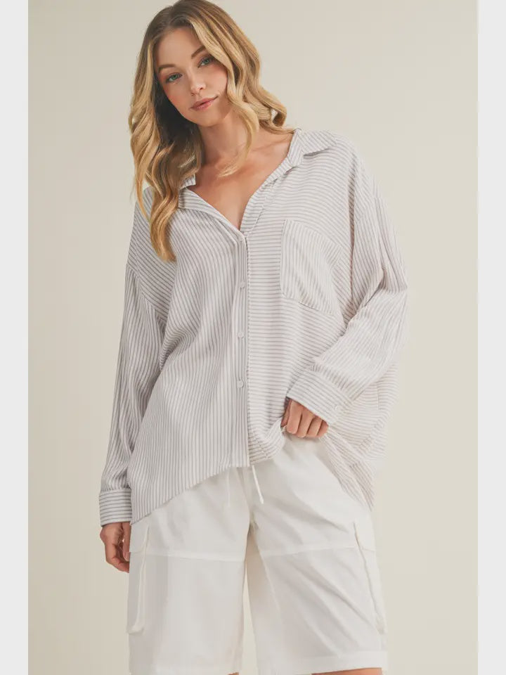 Kyle Striped Button Down