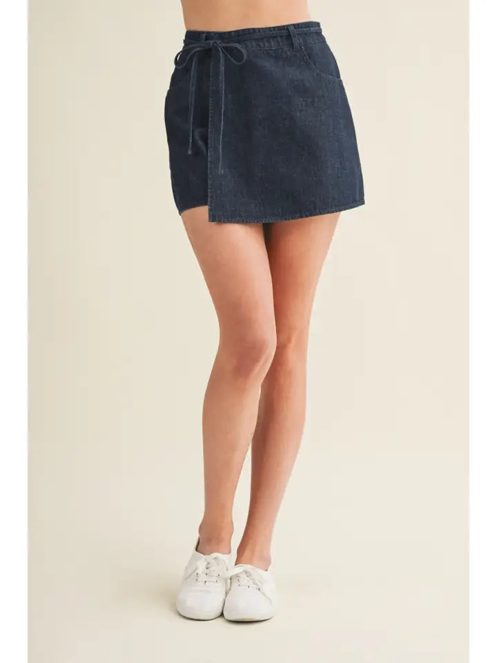 Denim Skort