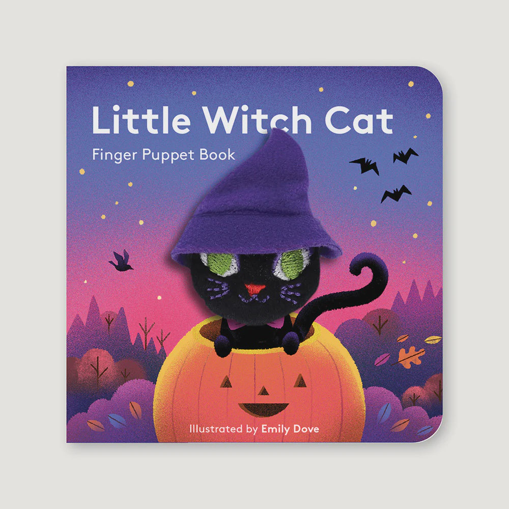 Little Witch Cat Puppet Book
