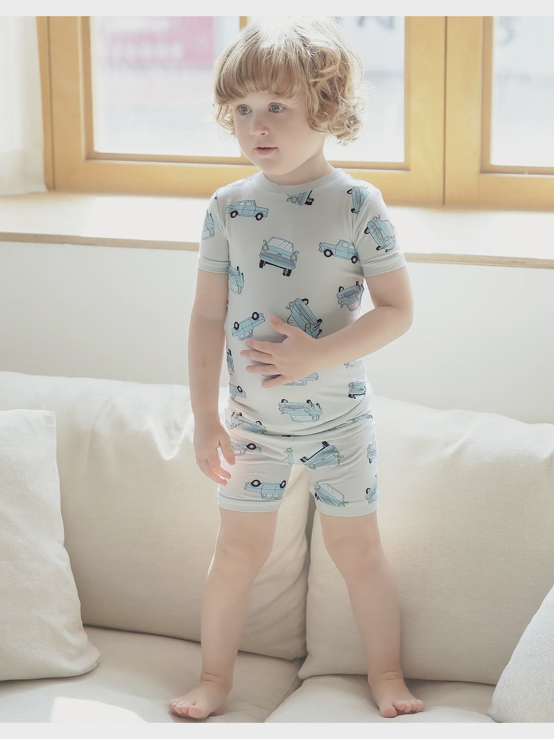 Blue Cars PJ Set