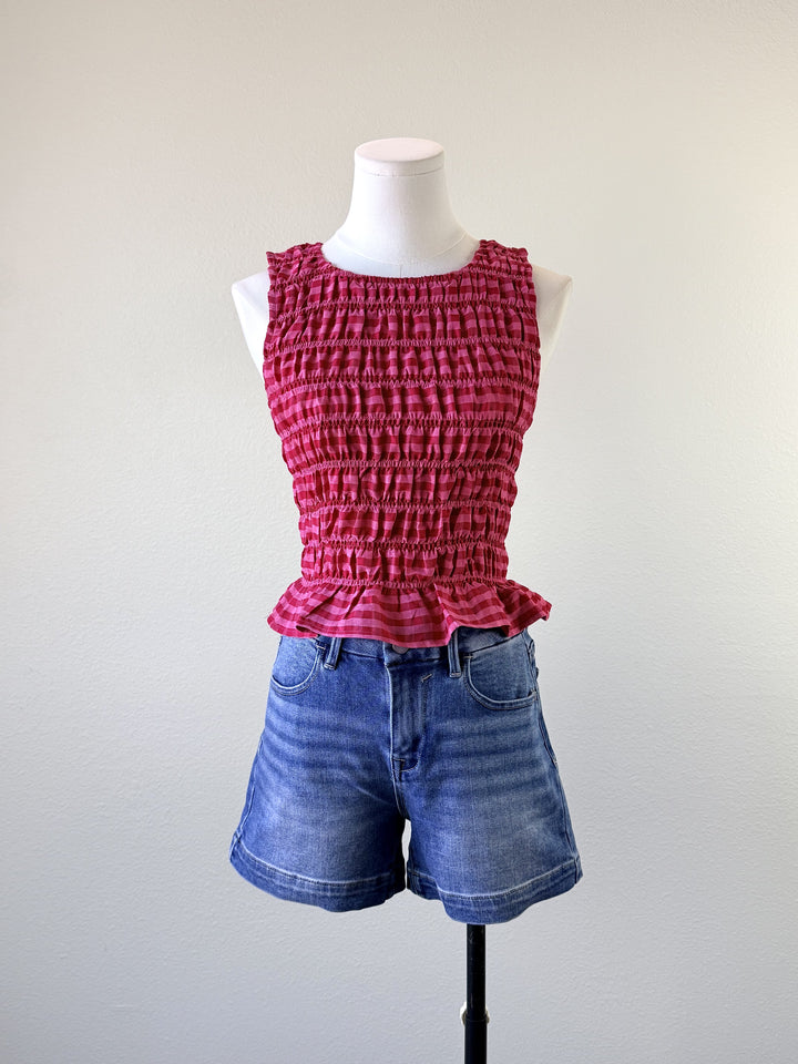Abigail Gingham Top