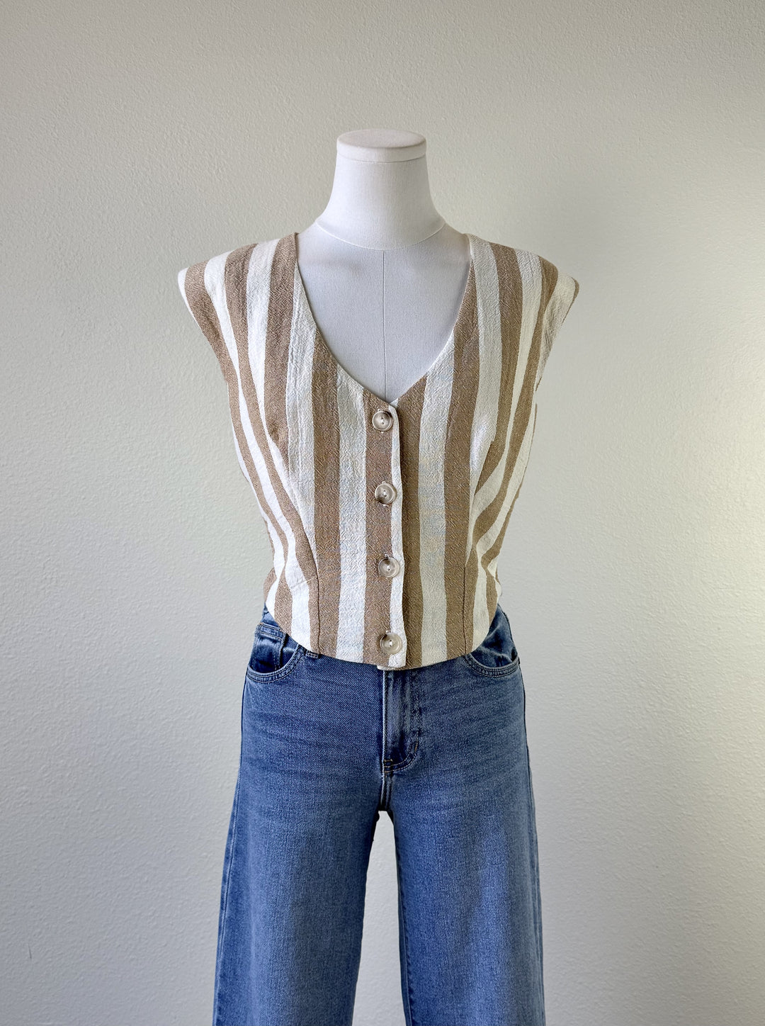 Anna Stripe Vest