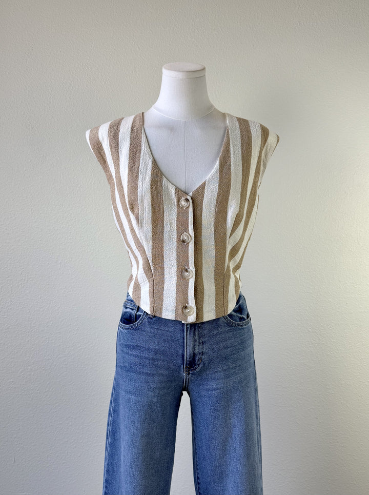 Anna Stripe Vest