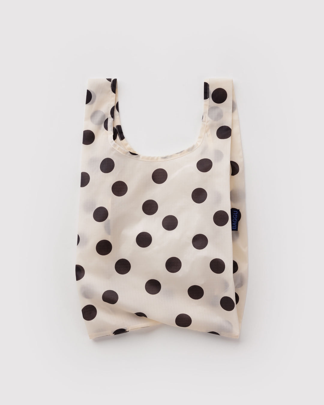 Cream &amp; Blk Polka Dot Baby Baggu