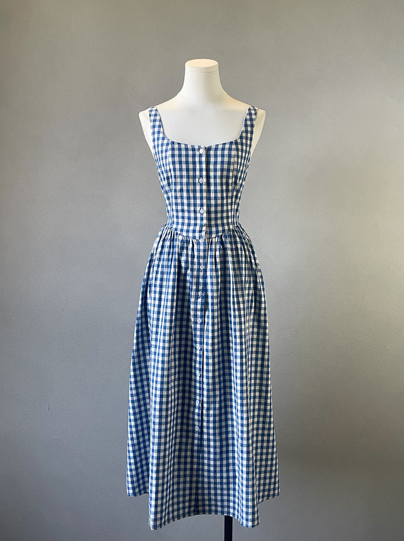 Blue Gingham Dress