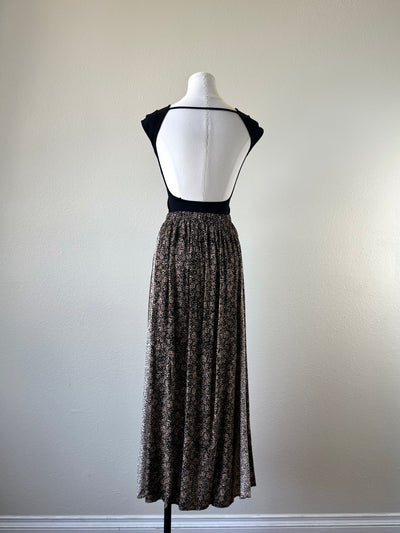 Boho Mixed Print Skirt
