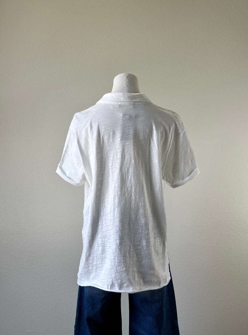 Cindy Collared Tee