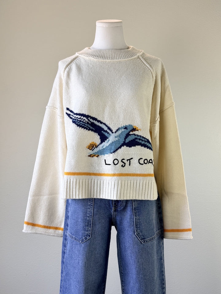 Coastal Seagull Sweater