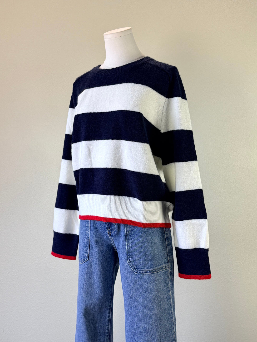 Coastal Stripe Crewneck