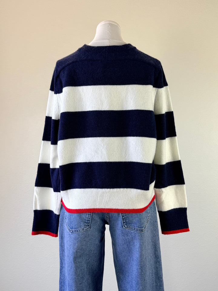 Coastal Stripe Crewneck
