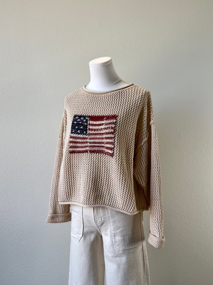 Crochet Flag Sweater