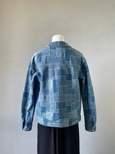 Denim Checkered Jacket