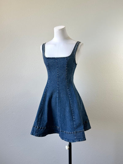 Denim Flare Dress