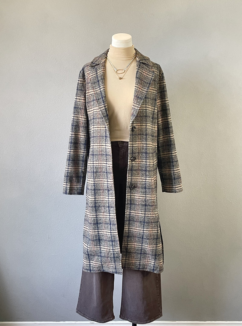 Elisia Plaid Coat