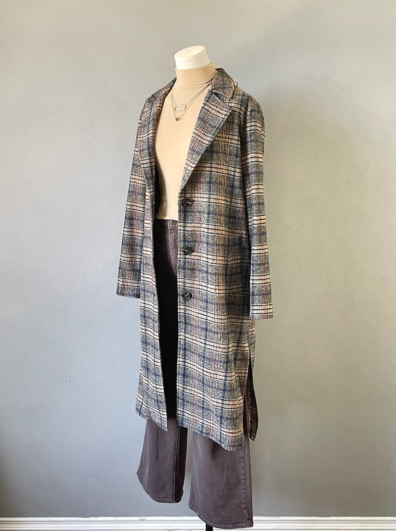 Elisia Plaid Coat