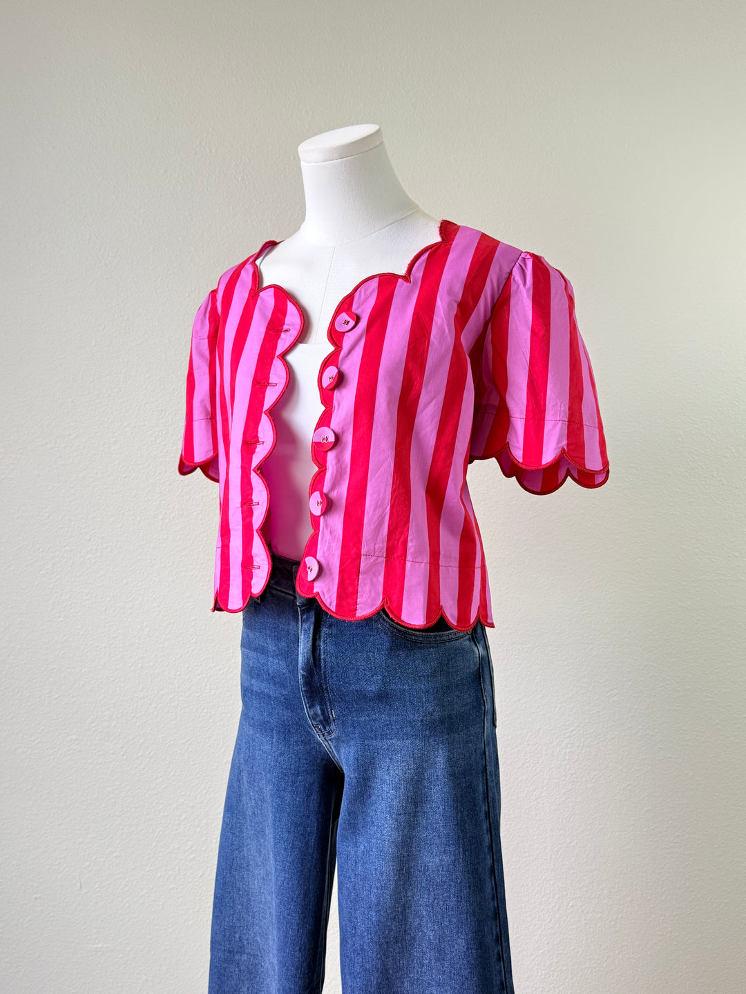 Elisia Stripe Button Down