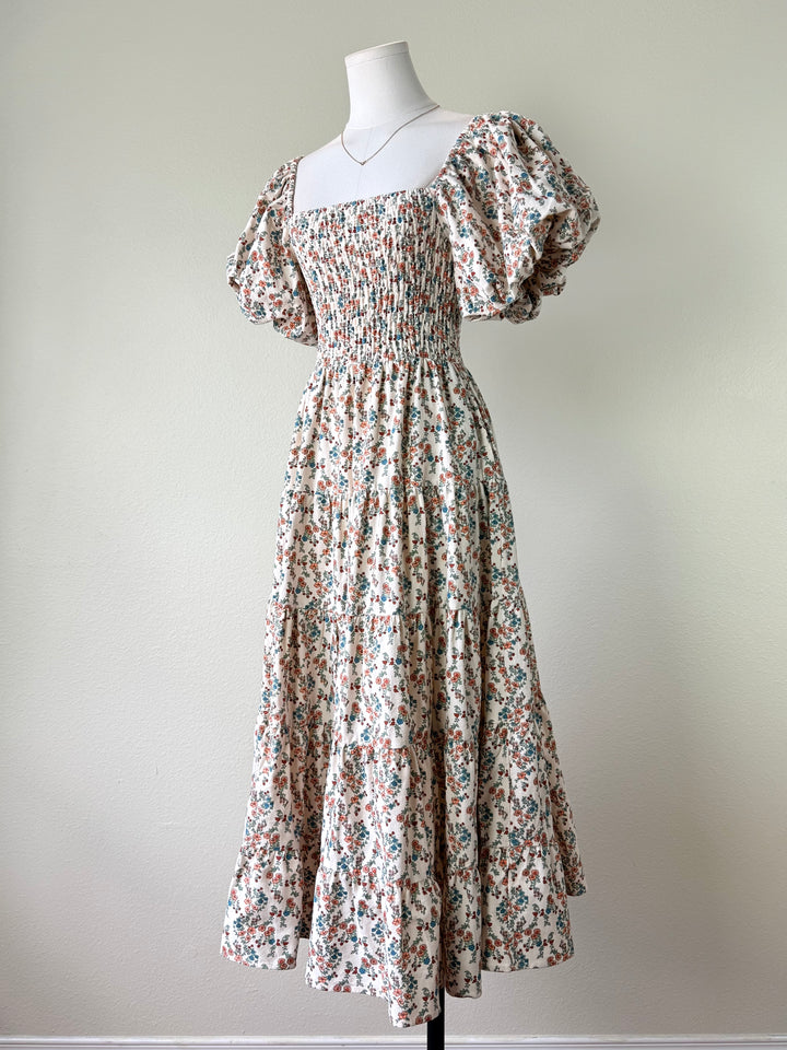 Fall Floral Dress