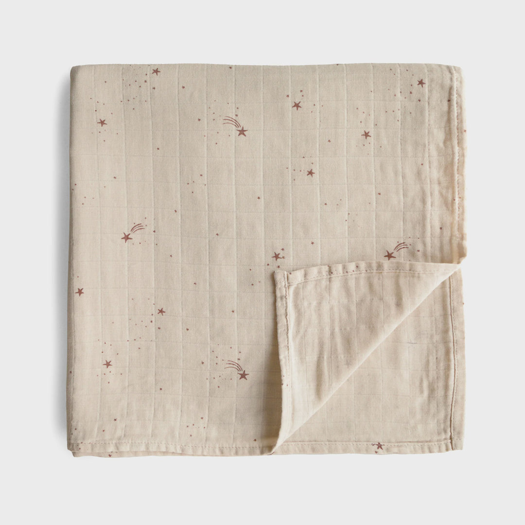 Falling Stars Muslin Swaddle