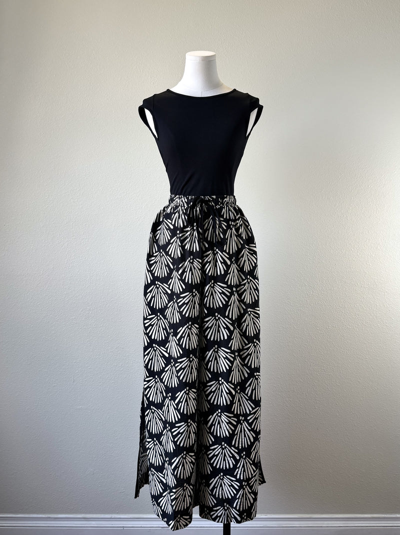 Fan Print Pants