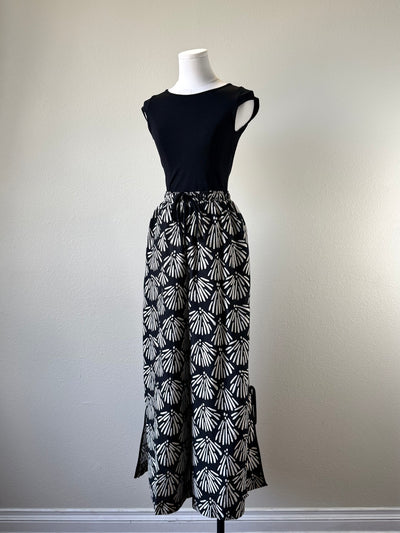 Fan Print Pants