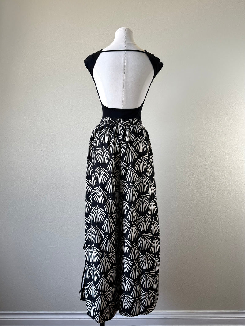 Fan Print Pants