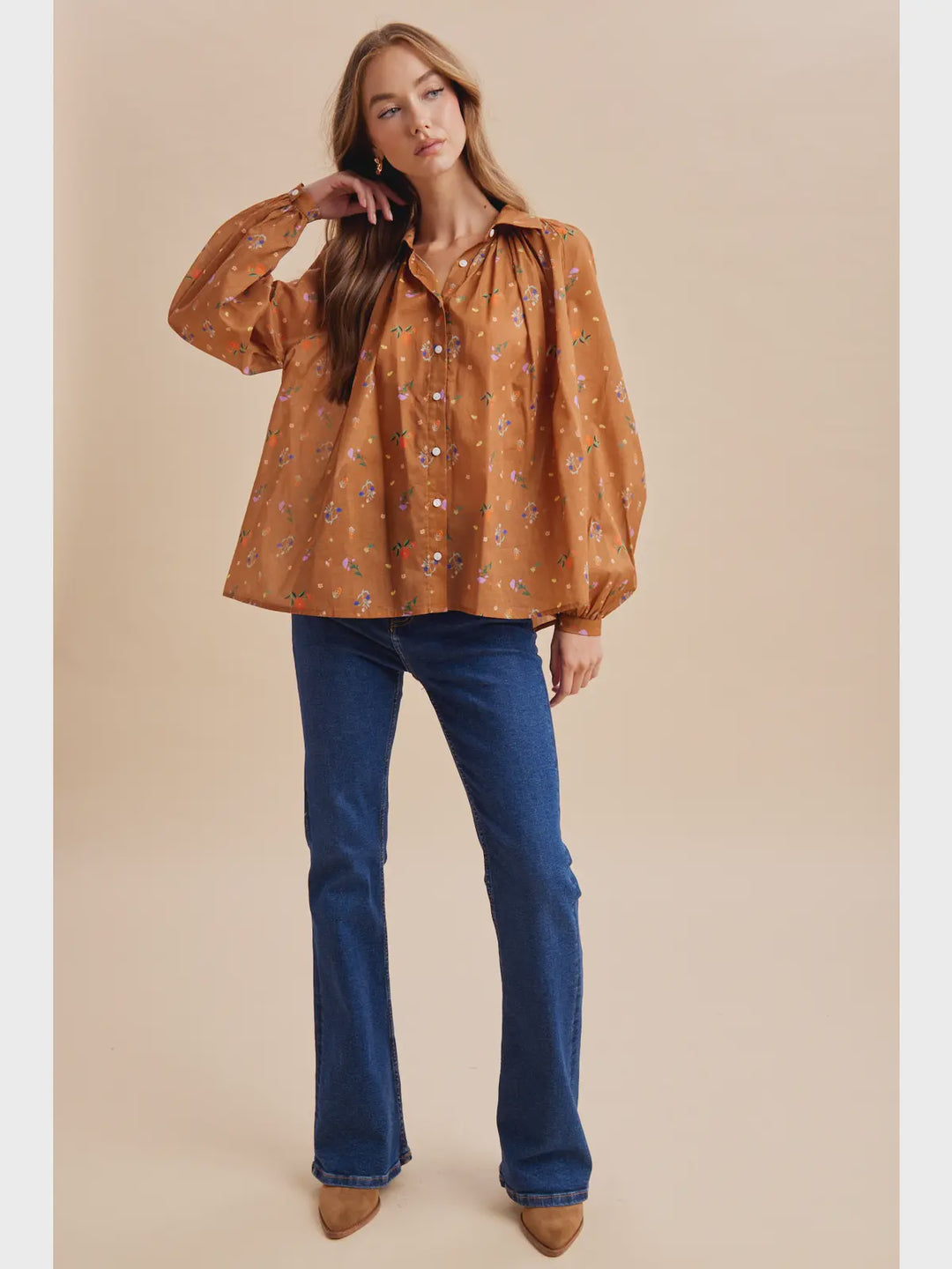 Priya Button Down