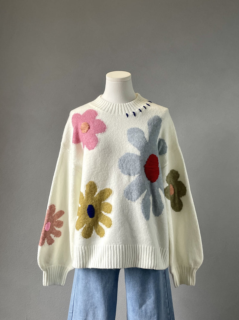 Flower Pop Sweater