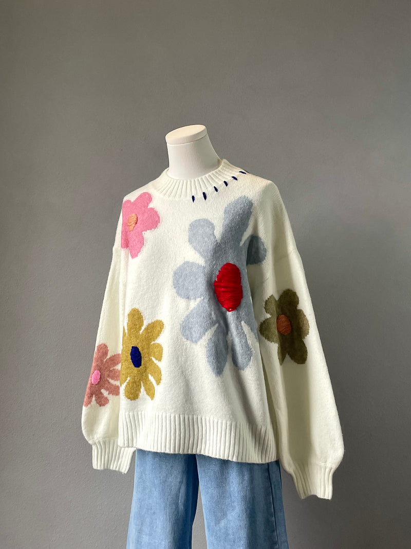 Flower Pop Sweater