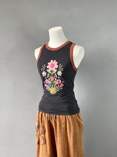 Folk Flower Tank Top