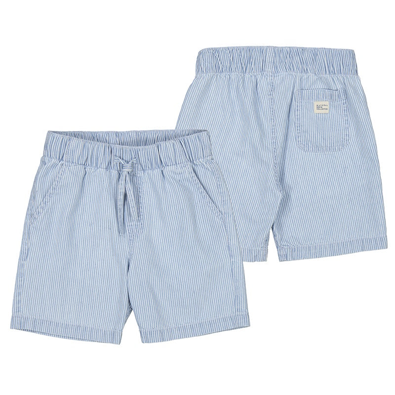 Stripe Chambray Short