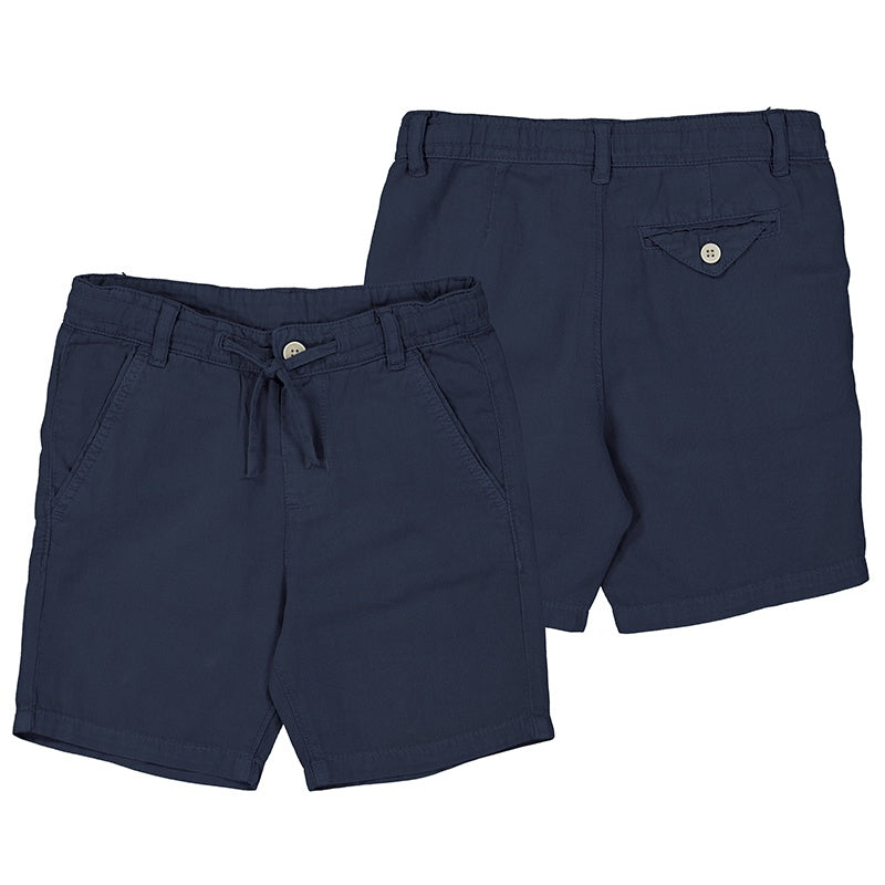 Midnight Linen Shorts