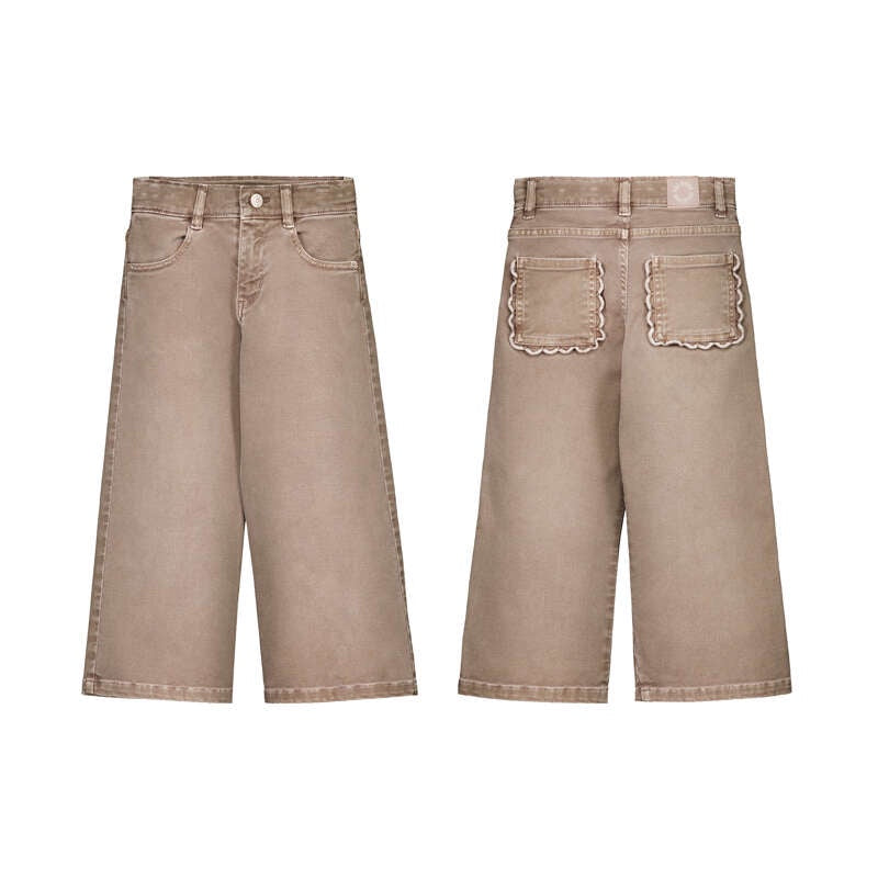 Taupe Twill Jeans