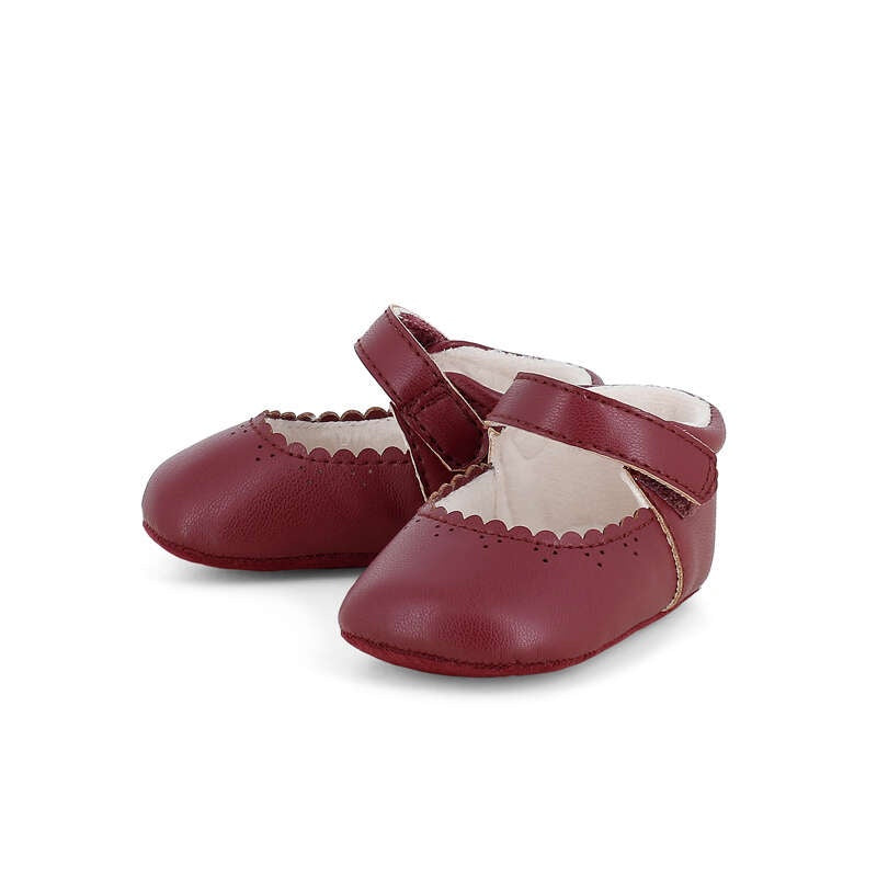 Burgundy Mary Janes
