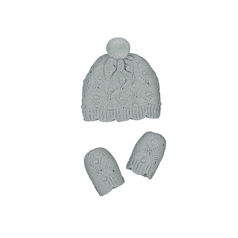Scallop Hat &amp; Gloves Set