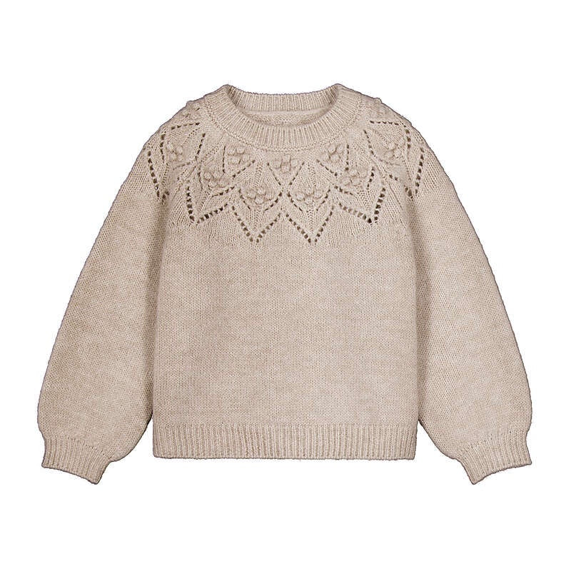 Oatmeal Petal Sweater