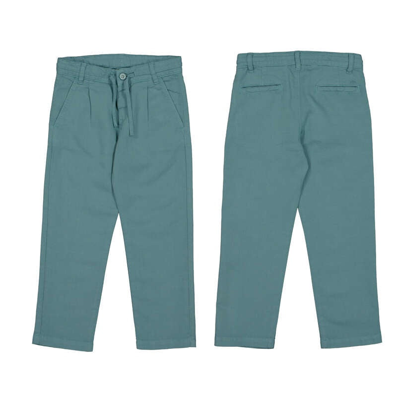 Green Linen Pants