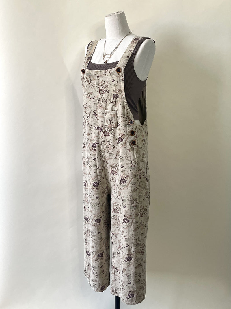 Gianna Floral Overalls