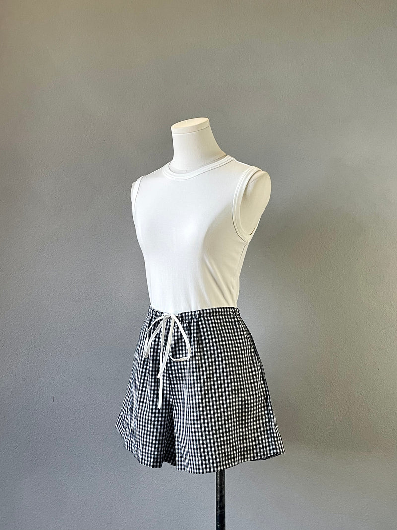 Gingham Short